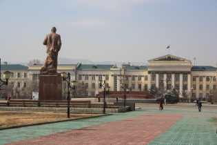 Чита, площадь Ленина - Chita, Place Lénine